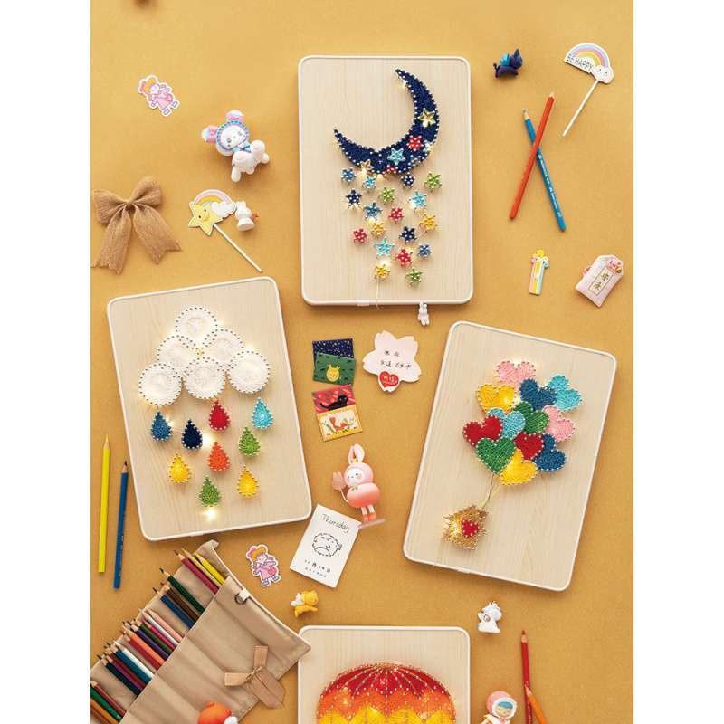 Cloud Drops – String Art Set met kleurenregen