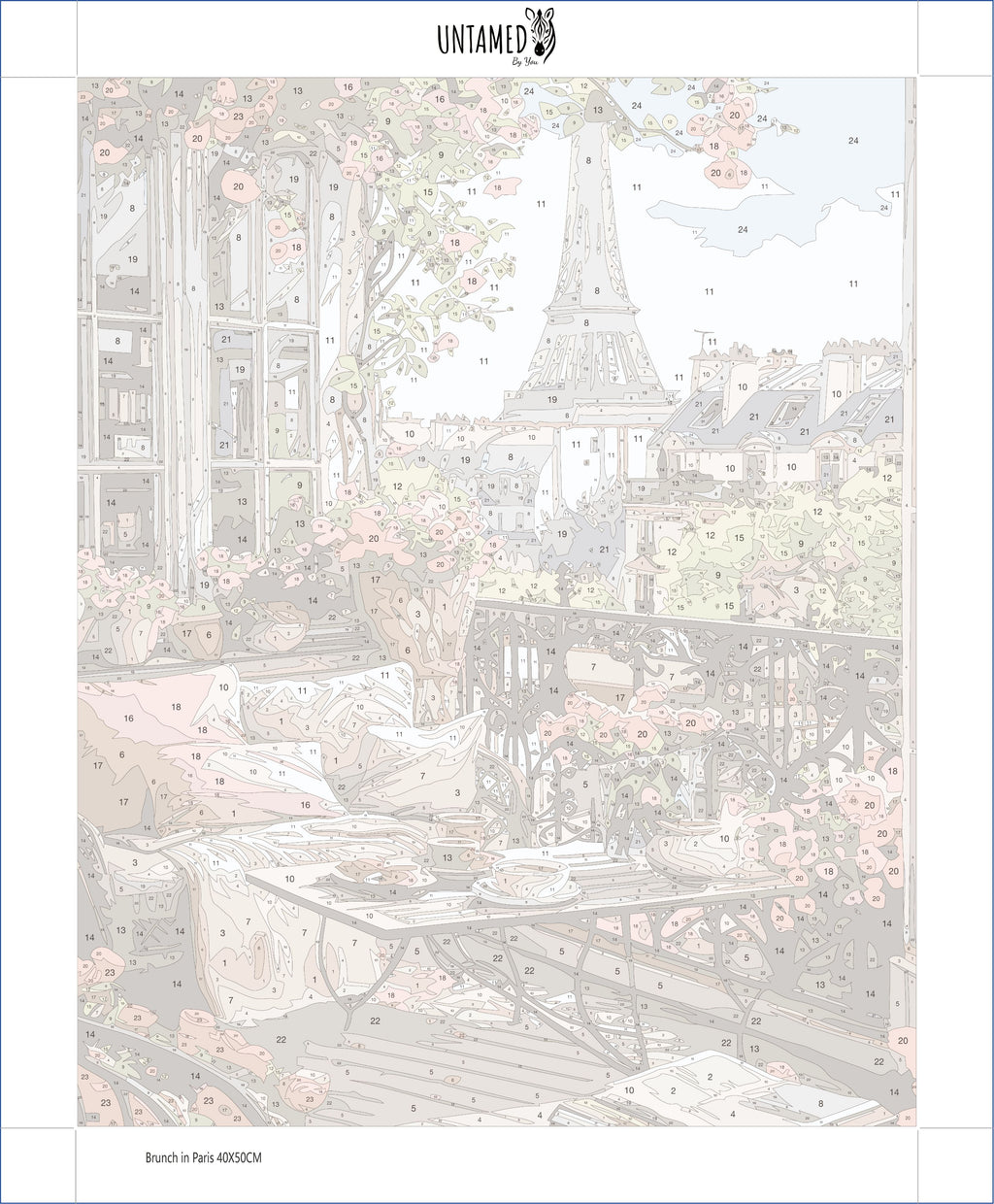 Paint By Number - Brunch in Paris