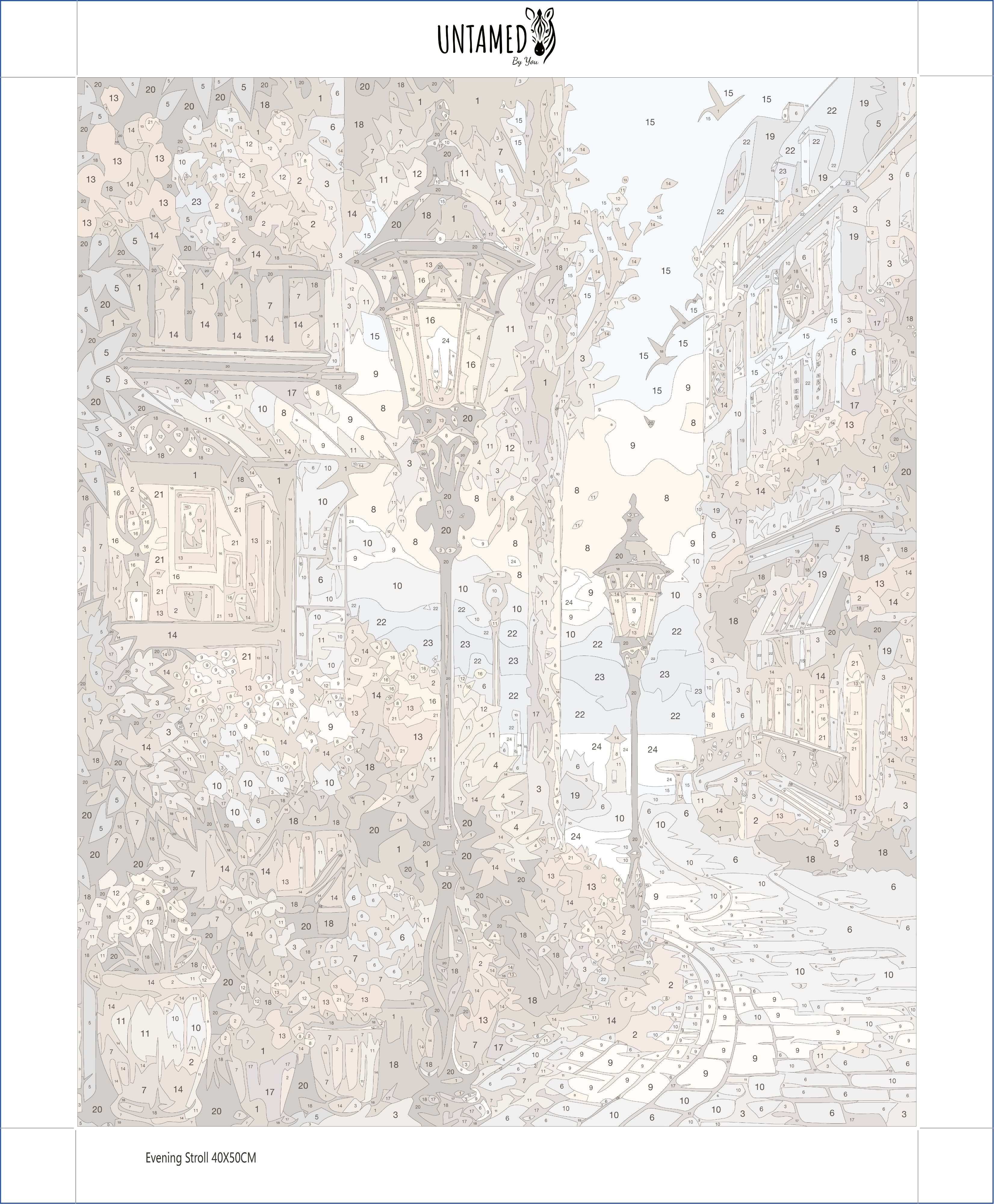 Paint By Number - Evening Stroll