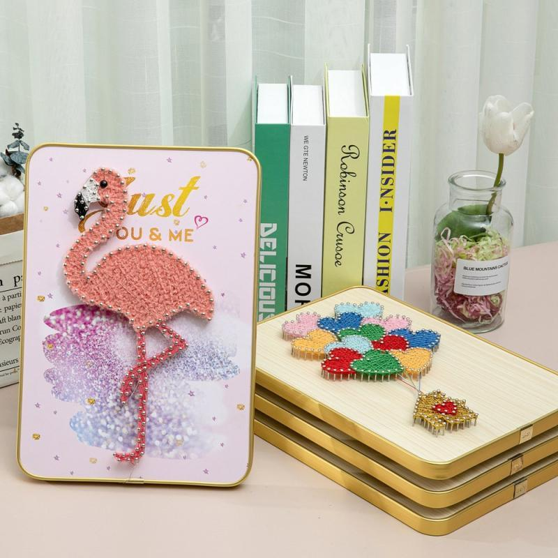 Heart Up – String Art Set met kleurrijke hartjesballonnen