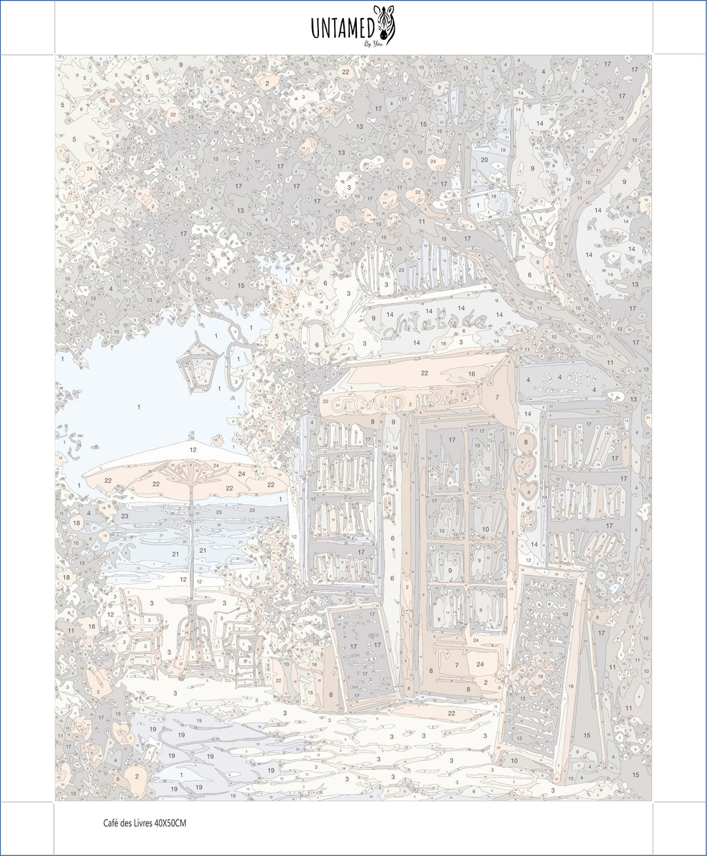 Paint By Numbers - Café des Livres