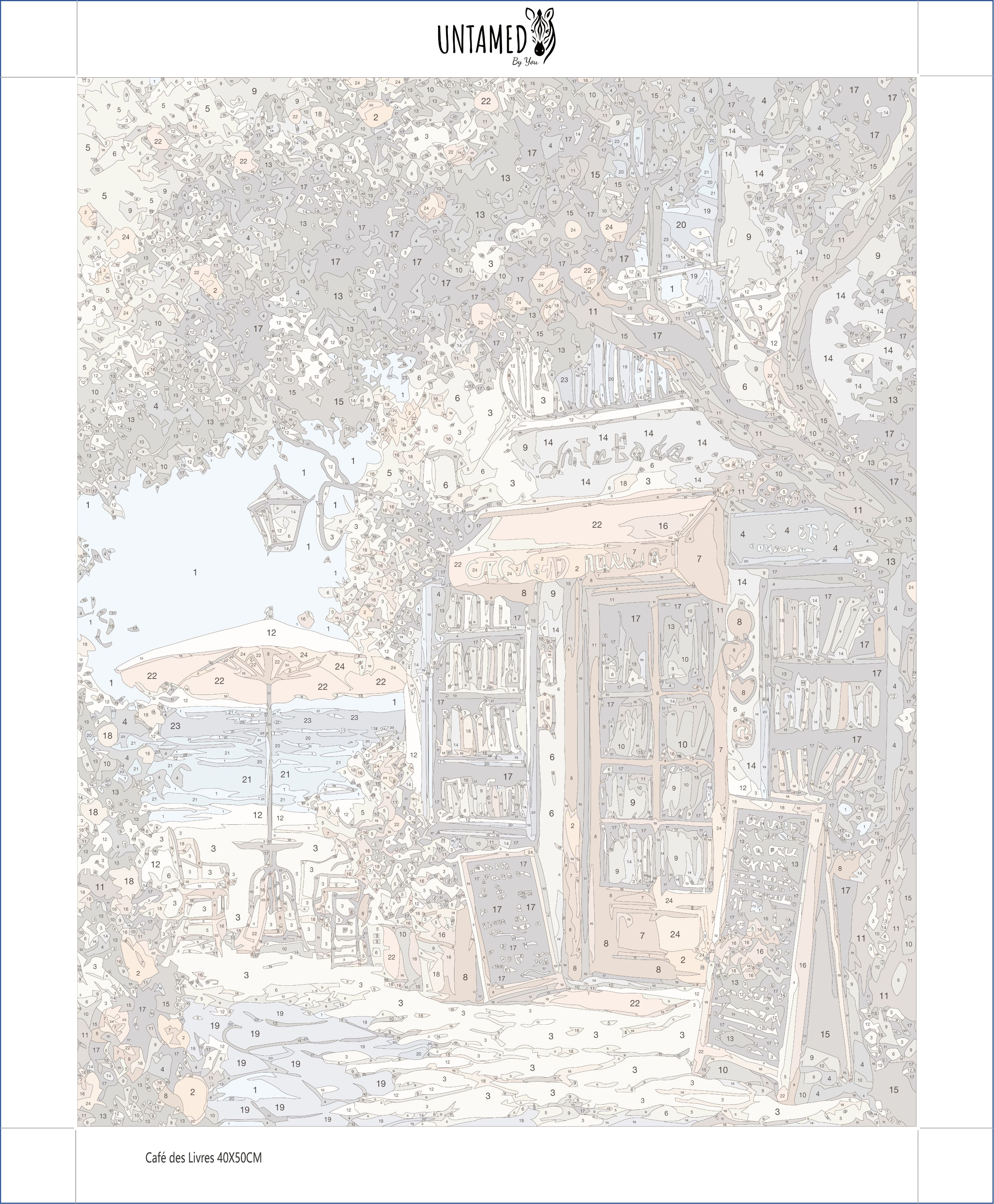 Paint By Number - Café des Livres