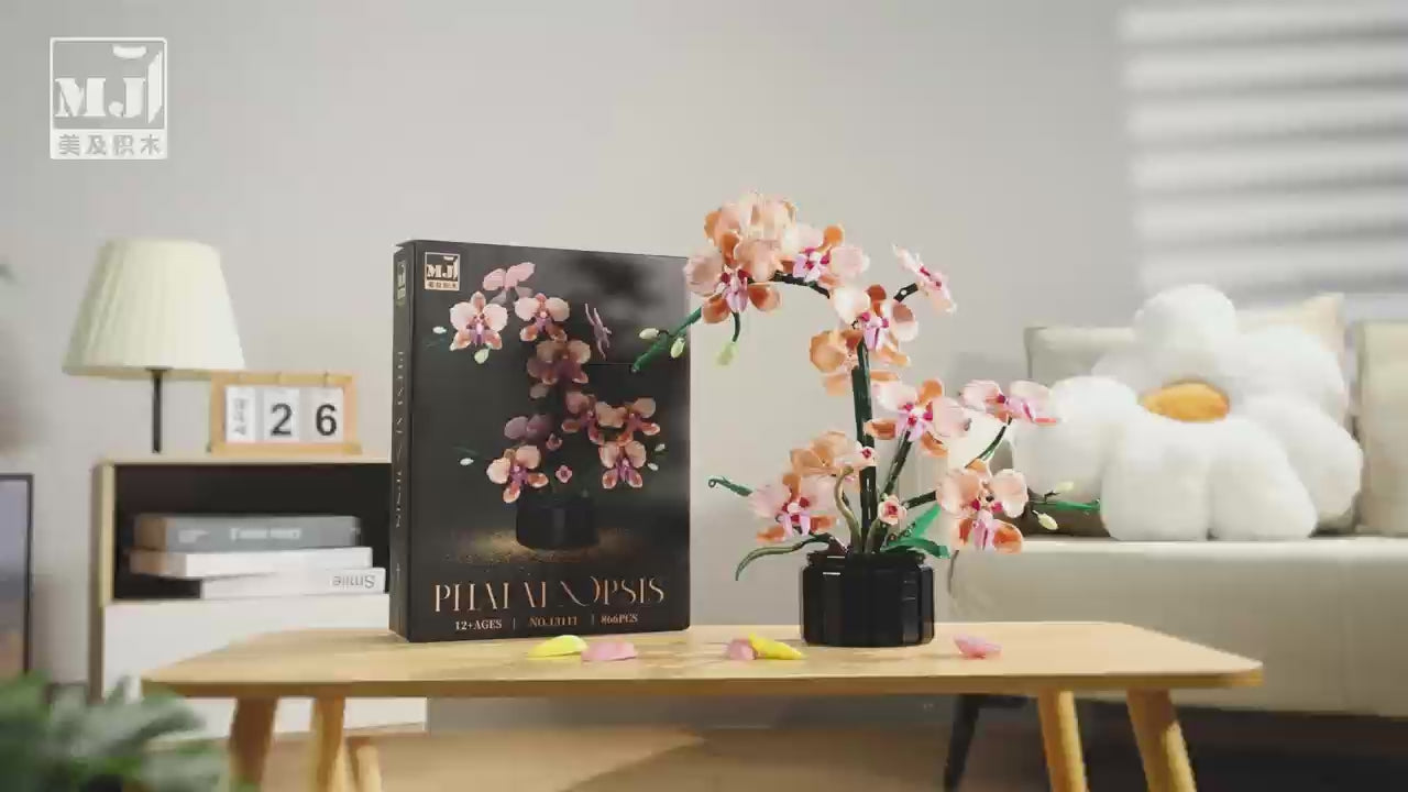 Flower Blocks - Pure Orchid