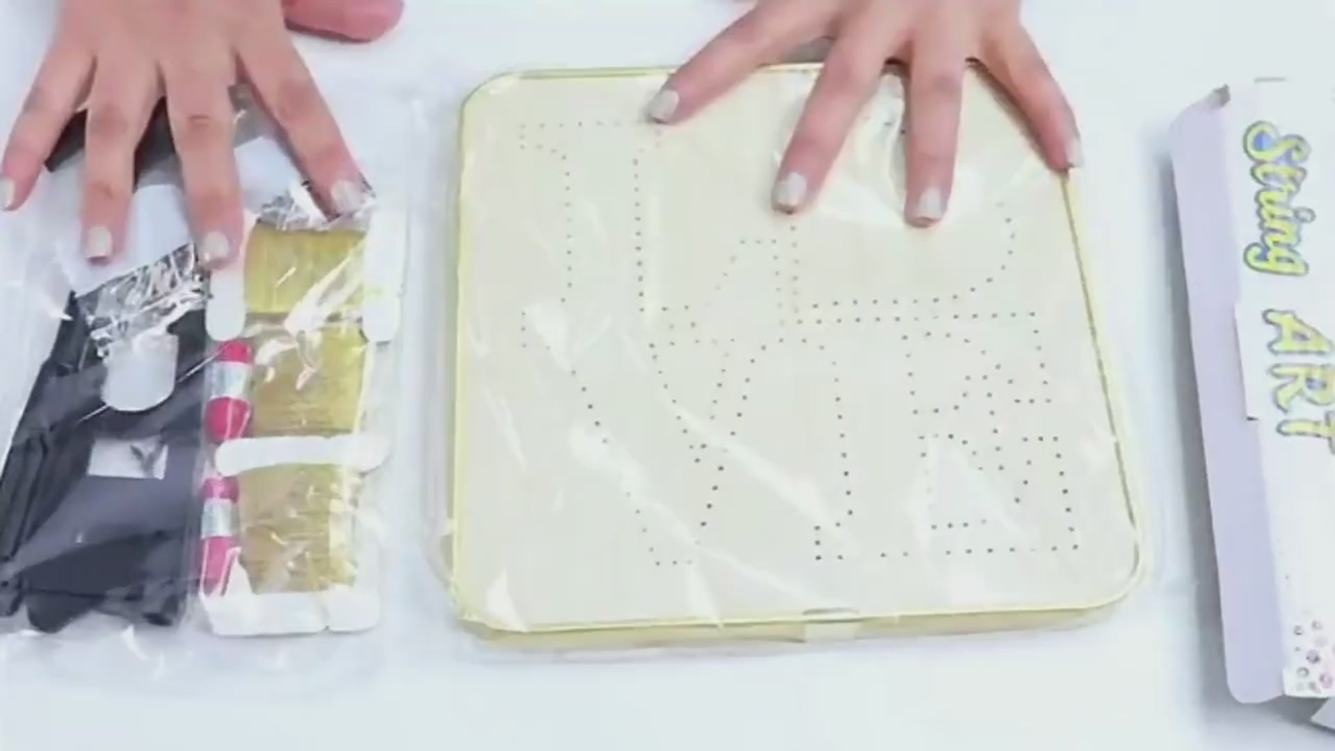 Honey Hedgehog - String Art Set met droogbloemen en ledlichtjes