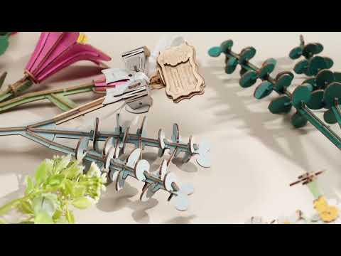 Wood Art - Wooden Flower Basket