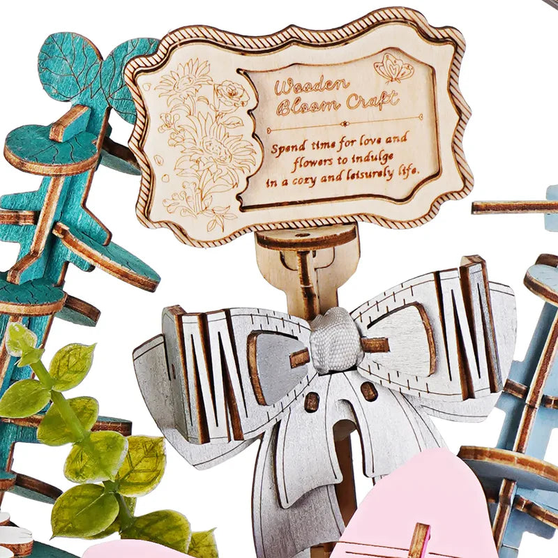 Wood Art - Wooden Flower Basket